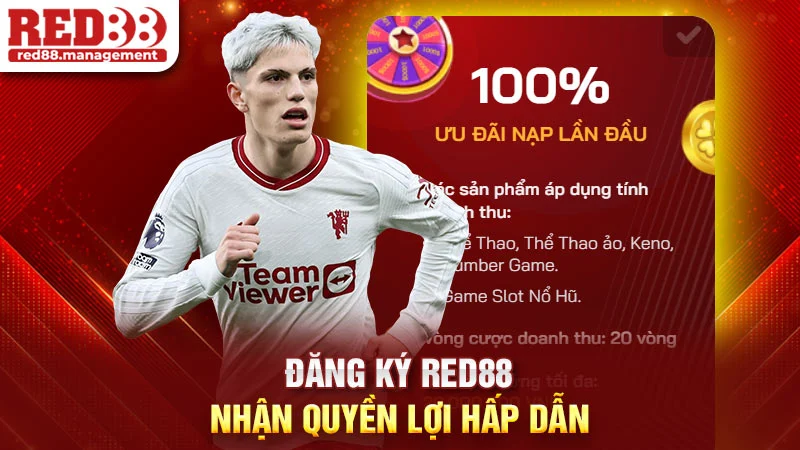 Đăng ký Red88 nhận quyền lợi hấp dẫn